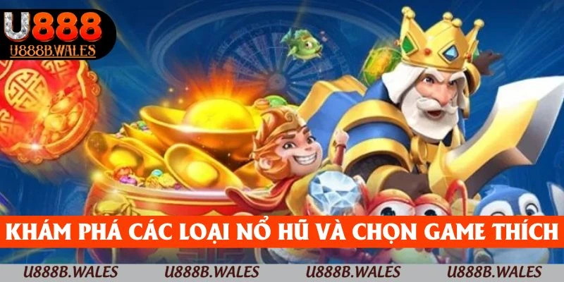Khám phá các loại Nổ hũ và chọn game yêu thích